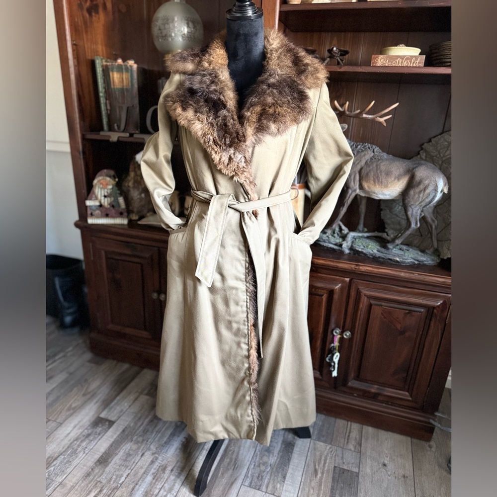 Vintage Full Length Fur Coat - Woman’s S